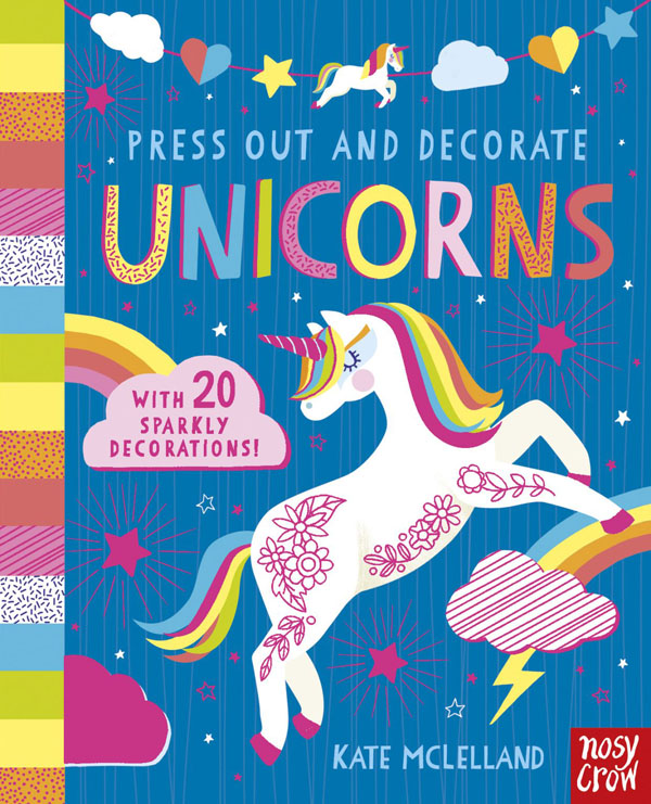 Cover: Press Out and Decorate: Unicorns