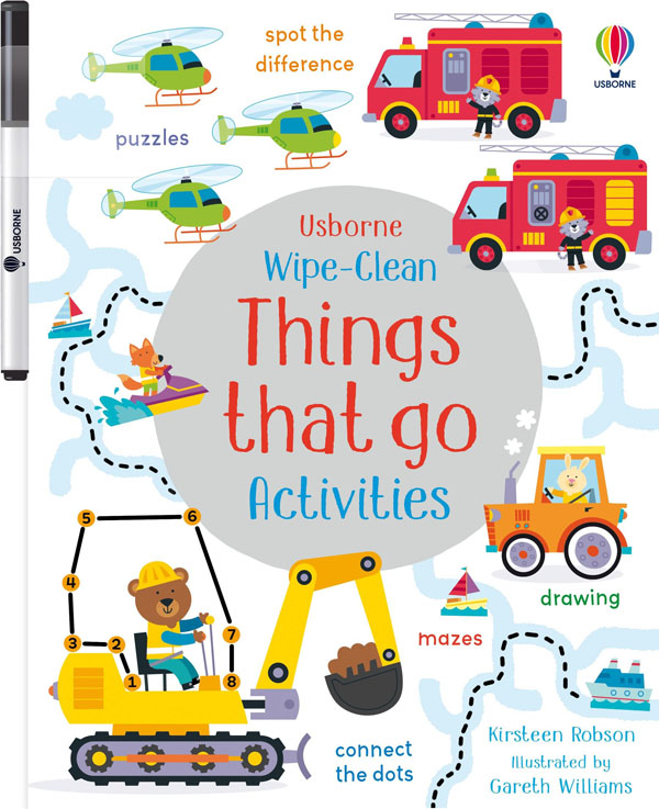 Cover: Wipe-Clean Things That Go Activities
