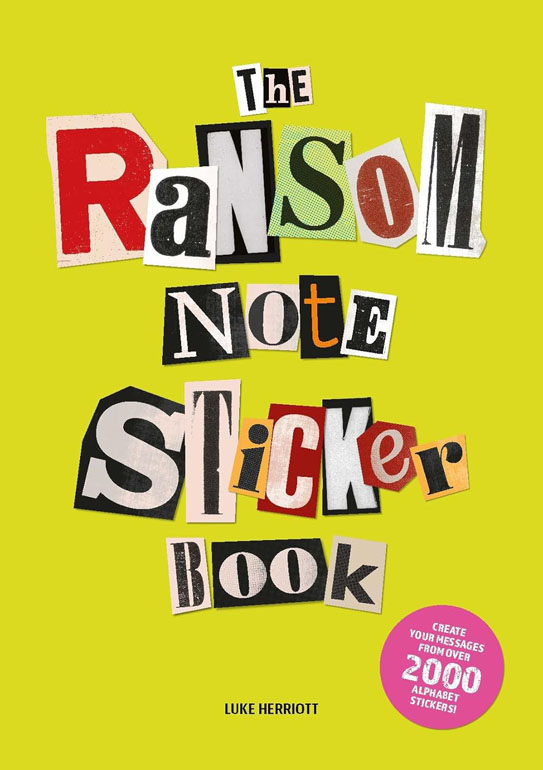 Cover: The Ransom Note Sticker Book