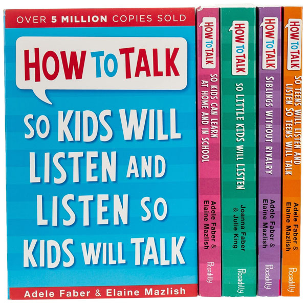 How To Talk Series 5 Books Set By Adele Faber And Elaine Mazlish - Paperback