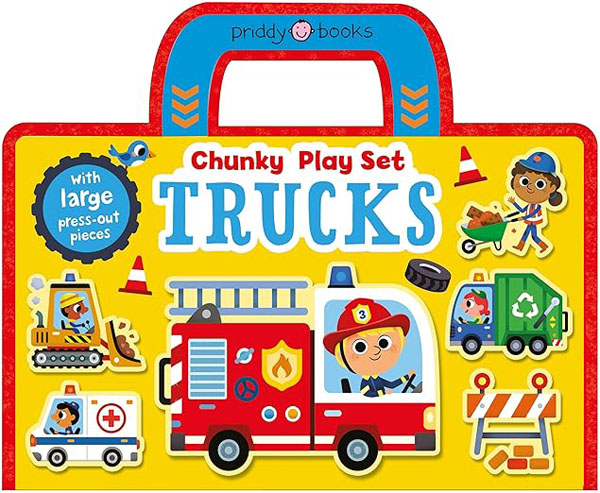 Chunky Play Set Trucks: With large press-out pieces