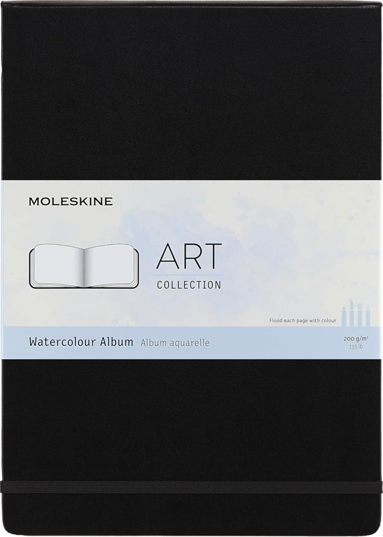 Moleskine Watercolor Art Album A4 Black