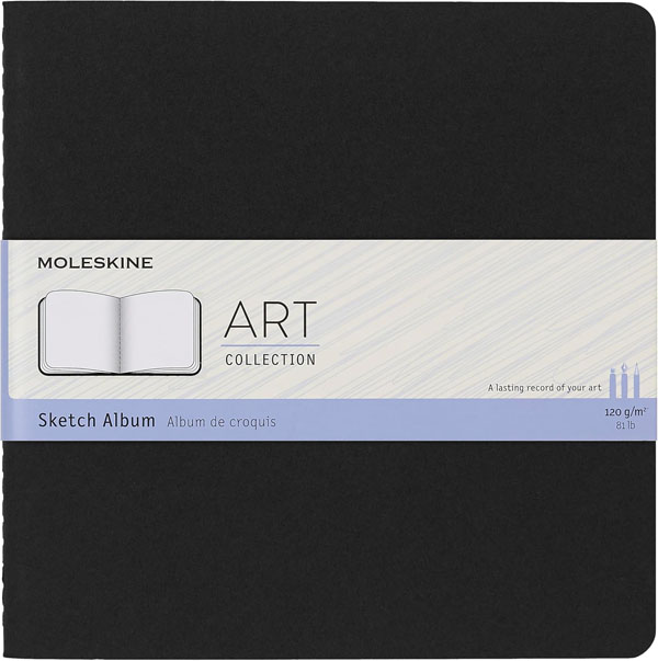 Moleskine Art Sketch Album Square Black