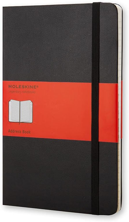 Cover: Moleskine PRO Address Book Pocket Hardcover Black