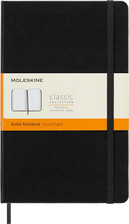Cover: Moleskine Hardcover Ruled Large Notebook