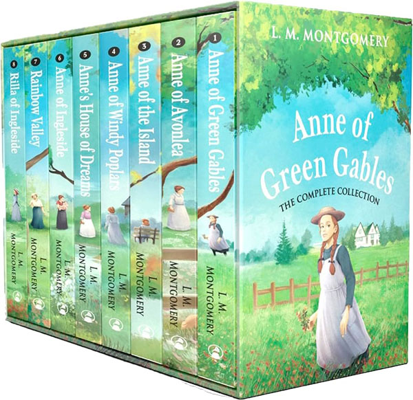 Anne Of Green Gables The Complete Collection 8 Books Set Ages 9-14