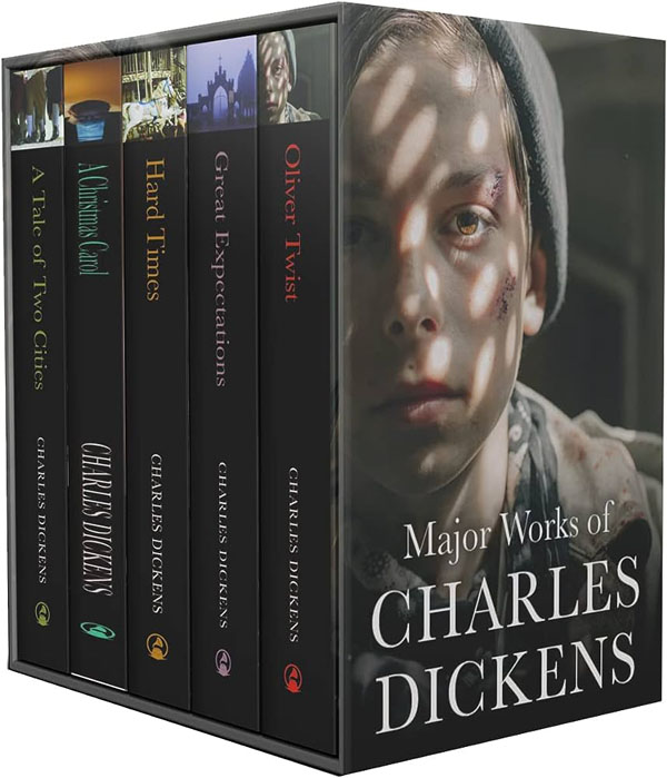 Major Works Of Charles Dickens 5 Books Collection Boxed Set