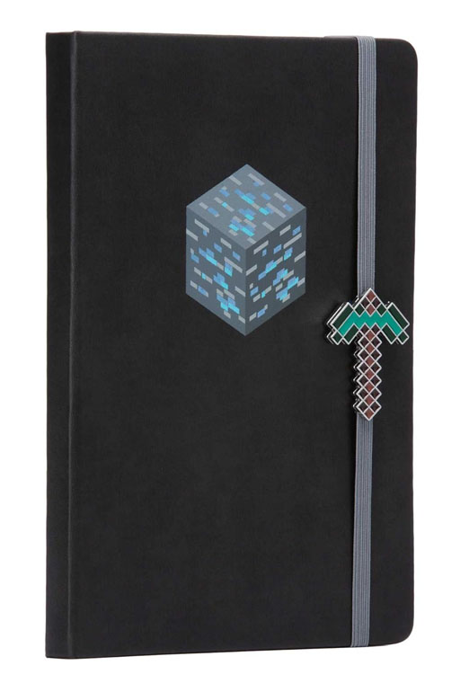 Minecraft Diamond Ore Journal with Charm