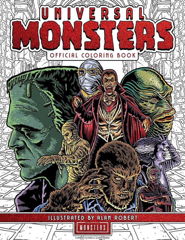Cover: Universal Monsters: The Official Coloring Book
